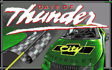 Days of Thunder screen shot title